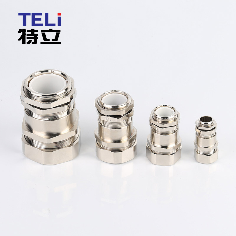 厂家供应新款电缆软管接头 锌合金材质电缆密封格兰头连接器