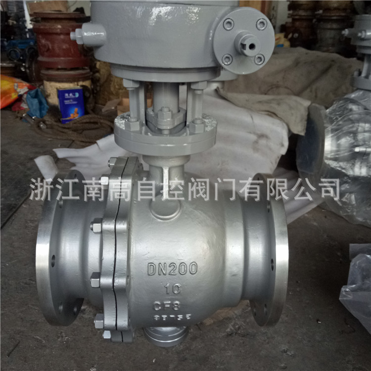 现货 Q347H-64P   硬密封 不锈钢涡轮球阀 DN125