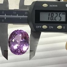 泊莱彩宝 天然彩色祼石批发锂辉石刻面 粉紫色宝石 宝石工厂直供