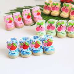 Petstyle fruit striped shoes, pet tendon sole wear-resistant non-slip shoes, dog shoes, doll shoes