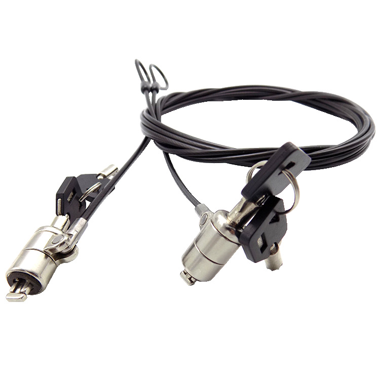 Equipo digital tablet computadora llave cerradura mecánica cerradura de portátil de metal universal seguridad antirrobo cerradura de computadora