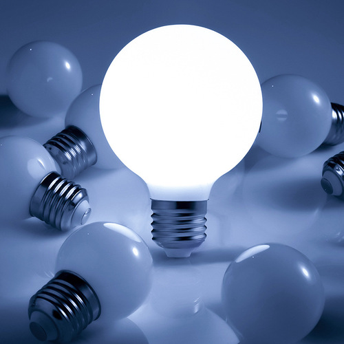 LED milky white e27 screw socket energy-saving dragon ball bulb clothing store photo studio dressing table warm white light led bulb