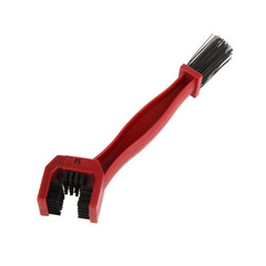 Bicycle chain cleaning brush, flywheel cleaning tool, crankset brush, cleaning chain and flywheel set brush