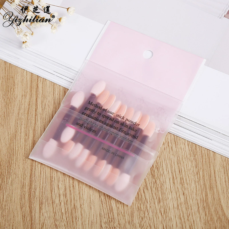 Brush, eye shadow, double-sided sponge, 10 pieces, new collection