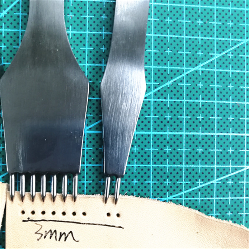 Fábrica directa corte redondo agujero redondo SKD11 material DIY herramienta de perforación de cuero corte redondo no fila punzonado corte de oliva