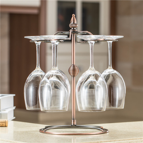 ins wholesale red wine glass rack creative red wine rack ornaments tall wine decoration upside down wine bottle rack European style