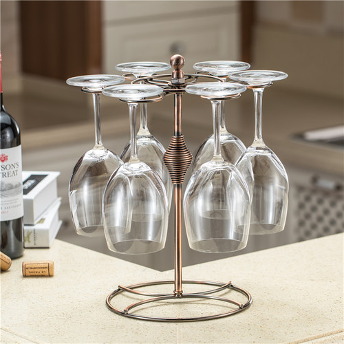 ins wholesale red wine glass rack creative red wine rack ornaments tall wine decoration upside down wine bottle rack European style