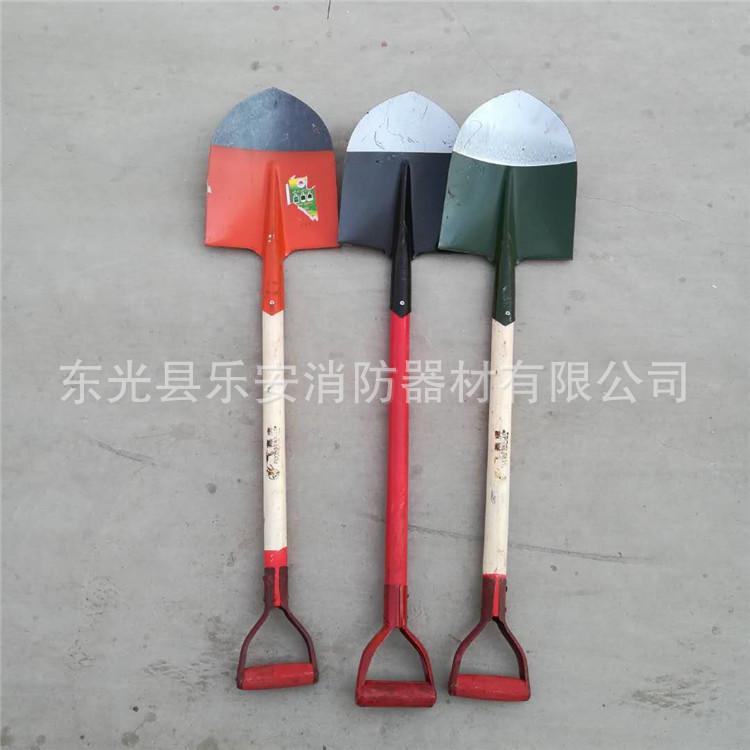 厂家生产消防专用铁锹消防检查工具沙铲救生铁锨工兵铲消防器材