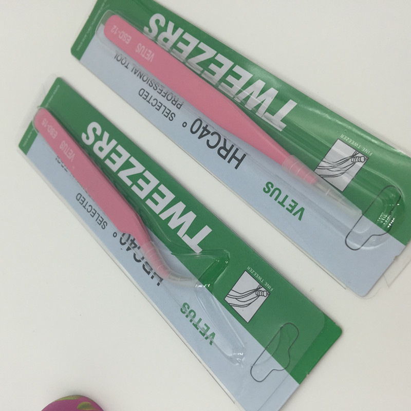 美容嫁接睫毛工具精密不锈钢直头弯头夹子美睫店种植嫁接睫毛镊子