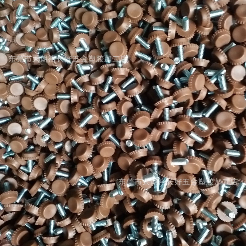 塑料调整脚底沙发办公桌可调脚M6胶头螺丝防滑脚垫家具五金配件