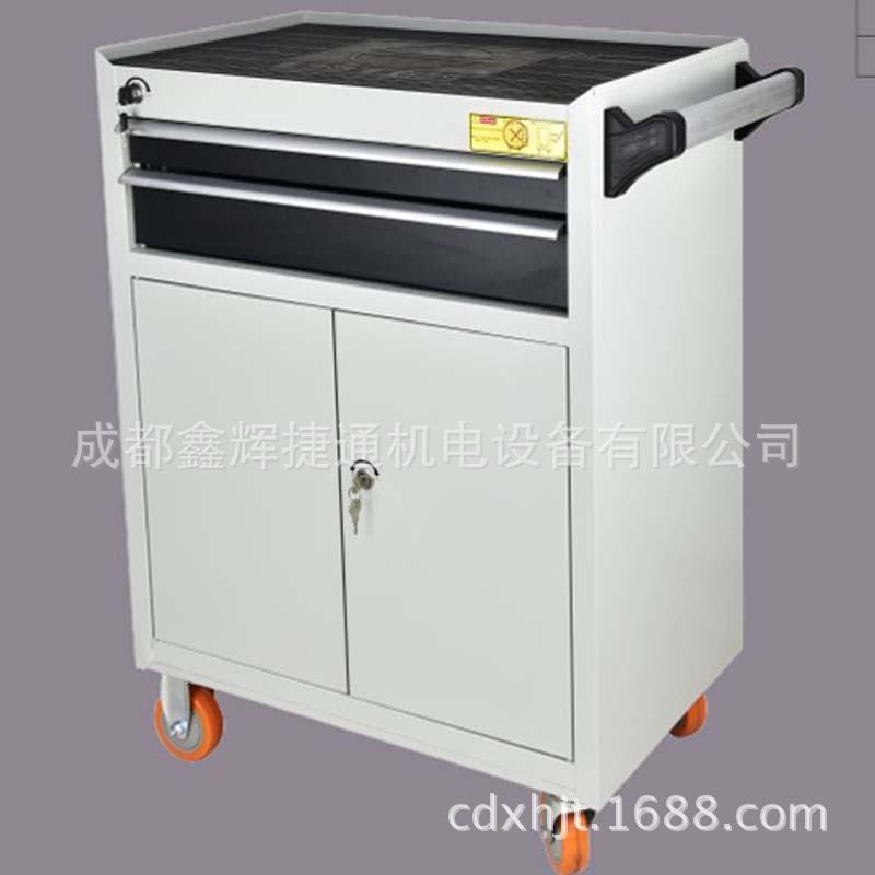 G-201移动式工具车4S店专用2抽屉工具车零件车工具柜