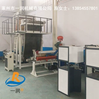 立式风冷双层草丙撕裂膜捆扎绳设备