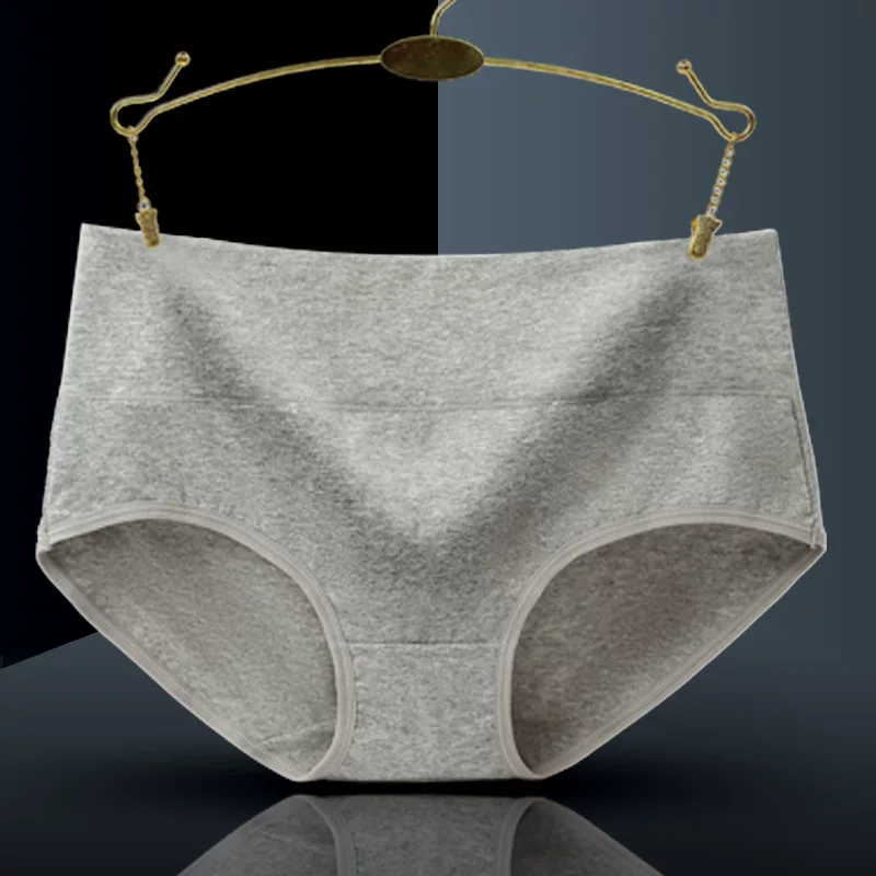 Comfortable breathable cotton underwear for hips shape correction, mid rise