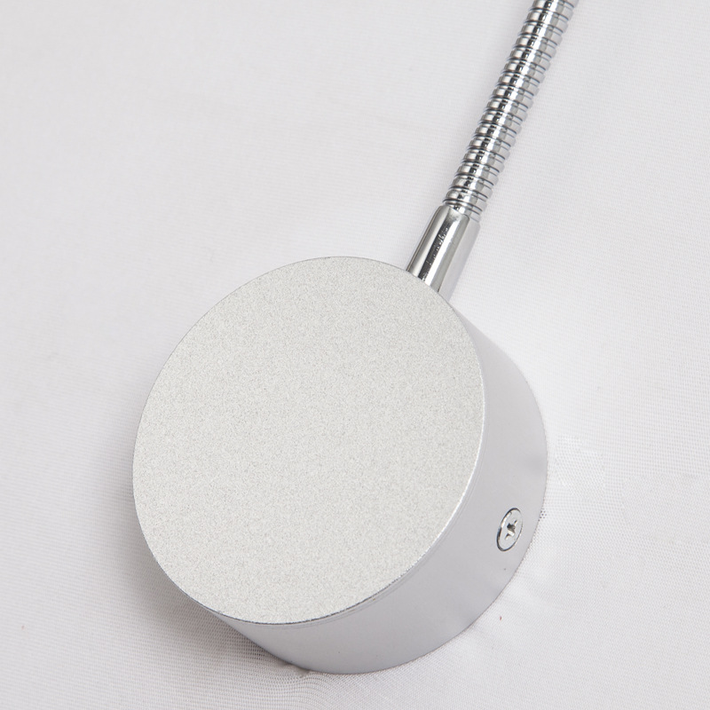 Lámpara de pared LED de 3W, lámpara de noche para habitación de hotel, lámpara de lectura para estudio interior, tubo flexible de 30 cm de largo, lámpara de pared para exportación transfronteriza