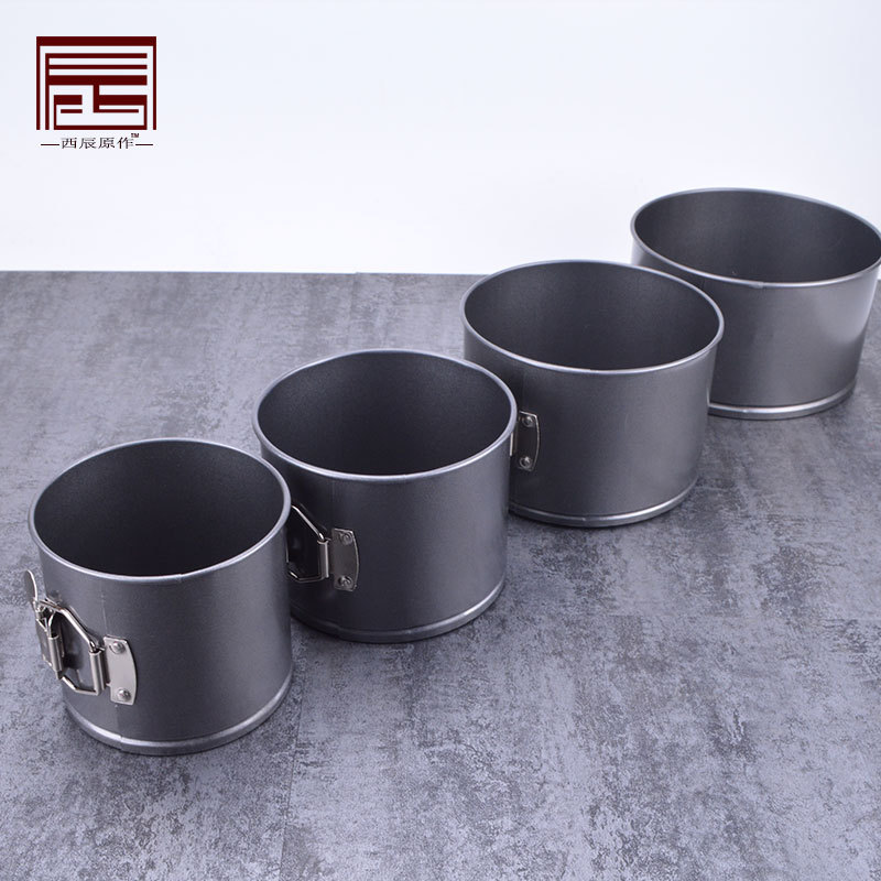 4-5-6-7 inch raised body removed round cake mold non-adhesive buckle tall cup tall barrel baking utensils cross border