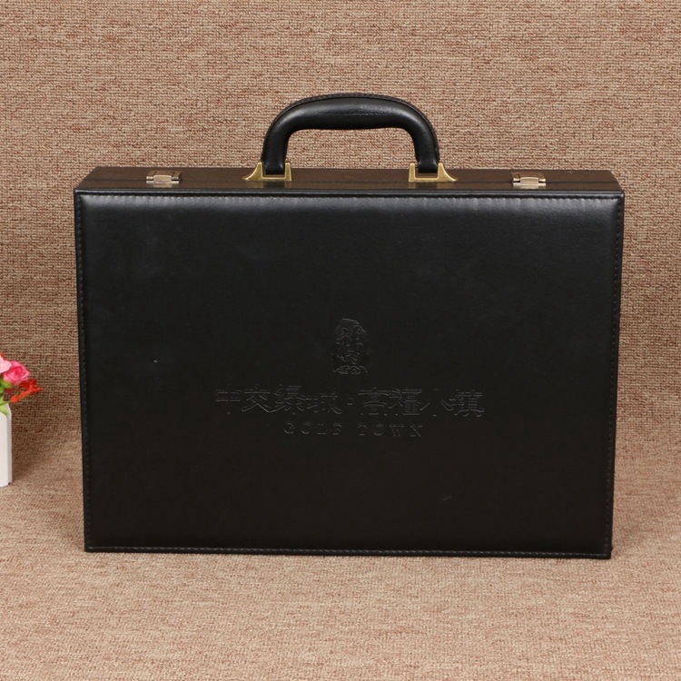 厂家直销精美新款交房盒 钥匙交房箱制作 业主楼盘交付皮质礼品盒