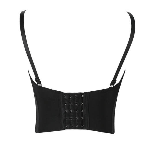 Manufacturer wholesale beaded and diamond tube top handmade beaded bra body shaping vest trendy women's suspender stage performance clothing