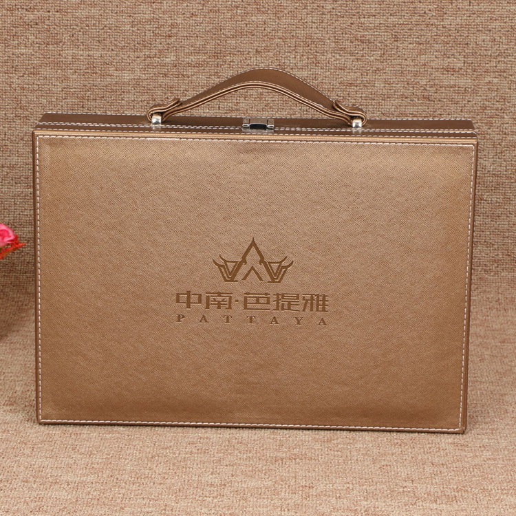 热销房地产交房盒手提收纳盒印logo交房礼品盒房产钥匙交付盒制作