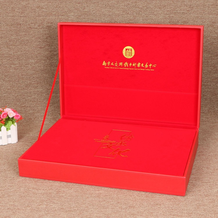 厂家直销精美仿皮钱币包装收藏盒纪念币保护储物礼品收藏盒制作