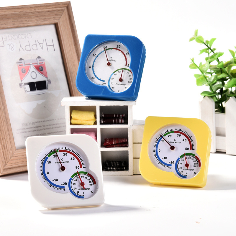 家用万向型温度计台式环保型温度计双金属温度计数字显示温度计