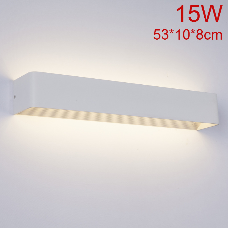 5W/10W/15W LED lámpara de pared interior moderna lámpara de noche dormitorio Hotel habitación decoración iluminación lámpara de pared