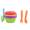 Chopper, children's set for supplementary food, refreshing bowl for chopping for fruits and vegetables