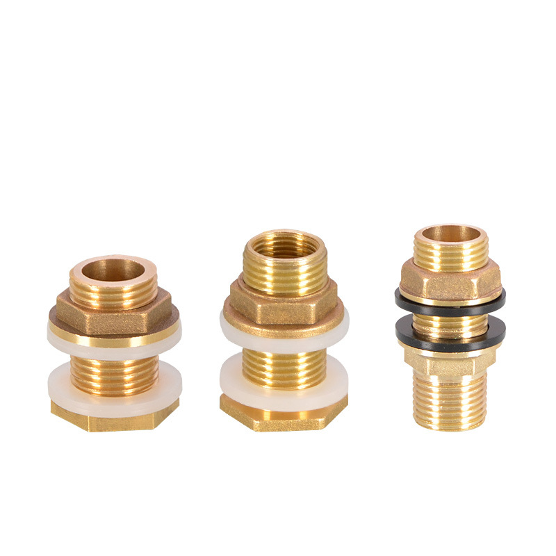 4-Point Double External Thread Water Tank Connector 6-Point External Thread Stainless Steel Water Tower Interface Oil Tank 1inch Internal and External Thread Drainage Accessories