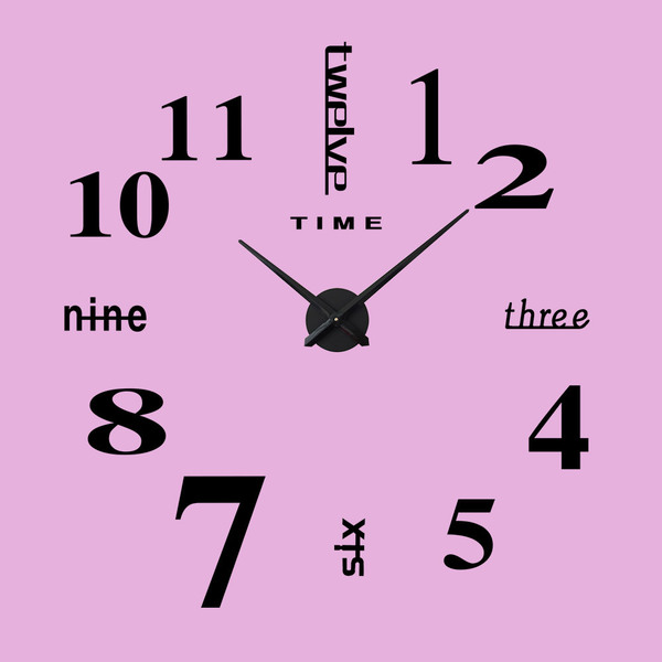 Cross -border hot sale creative large hanging clock 47 -inch DIY…