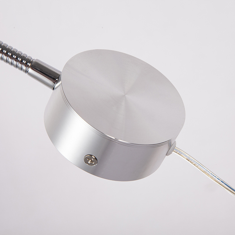 Lámpara de pared LED de 6W para lectura y estudio en la habitación interior, iluminación para el hogar con interruptor, enchufe y cable, montada en la pared, diseño sencillo.