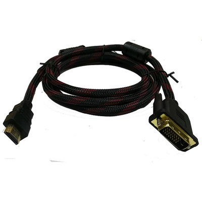 Кабель-переходник HDMI и DVI, длина 1.5 м, конвертер DVI в HDMI, HDMI в DVI24+1