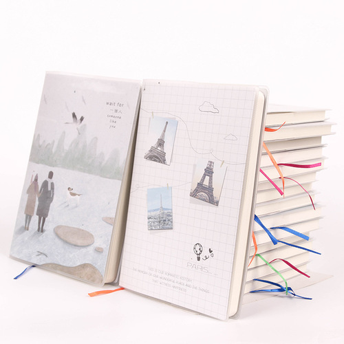 Ronin Culture 32K A5 rubber sleeve leather notebook wire-bound thickened line notebook office student notepad