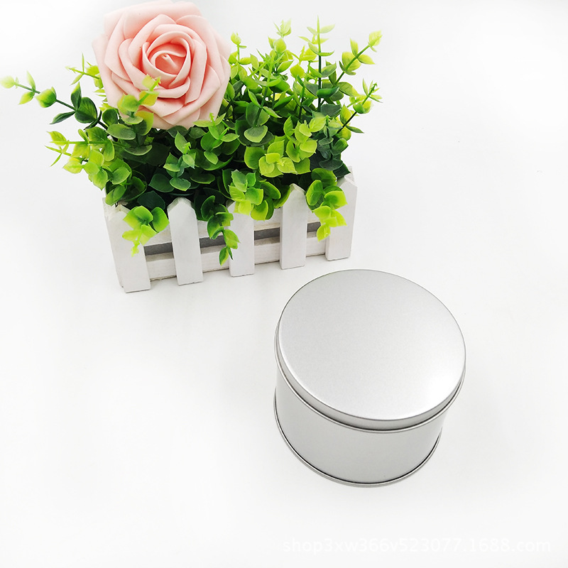 现货零售马口铁金属罐90mm平盖圆罐手表铁盒厂家