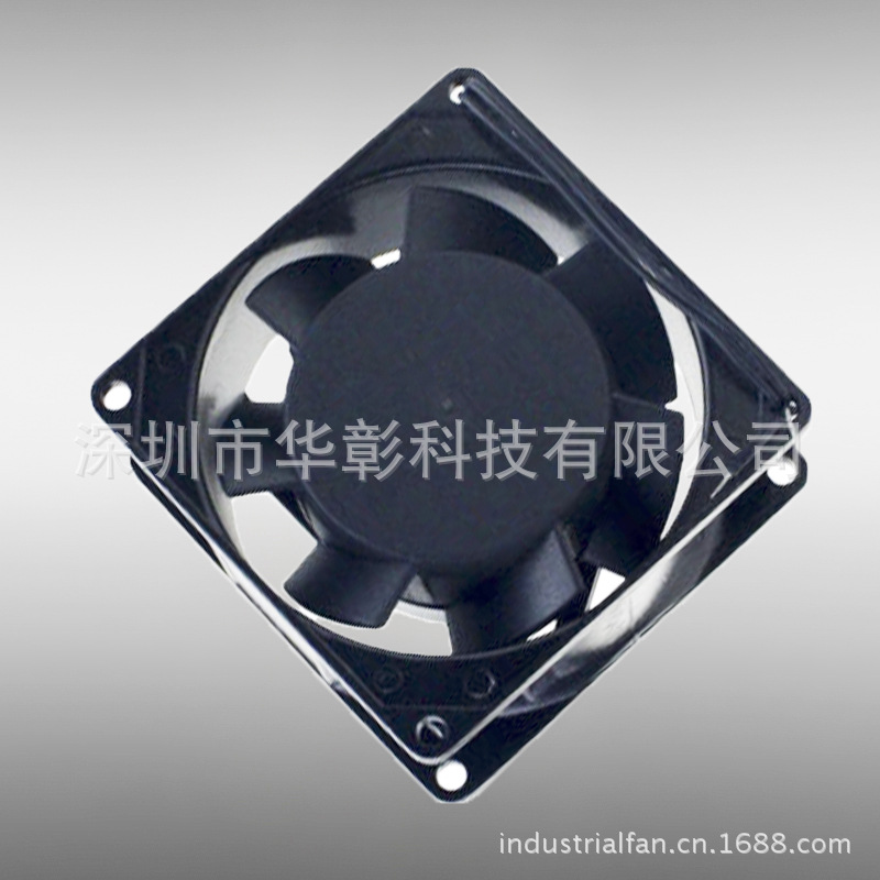 交流8038散热风扇 滚珠高转速8038交流散热风扇 220v铝框散热风扇