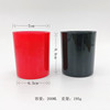 Matte transparent glossy candle, wholesale