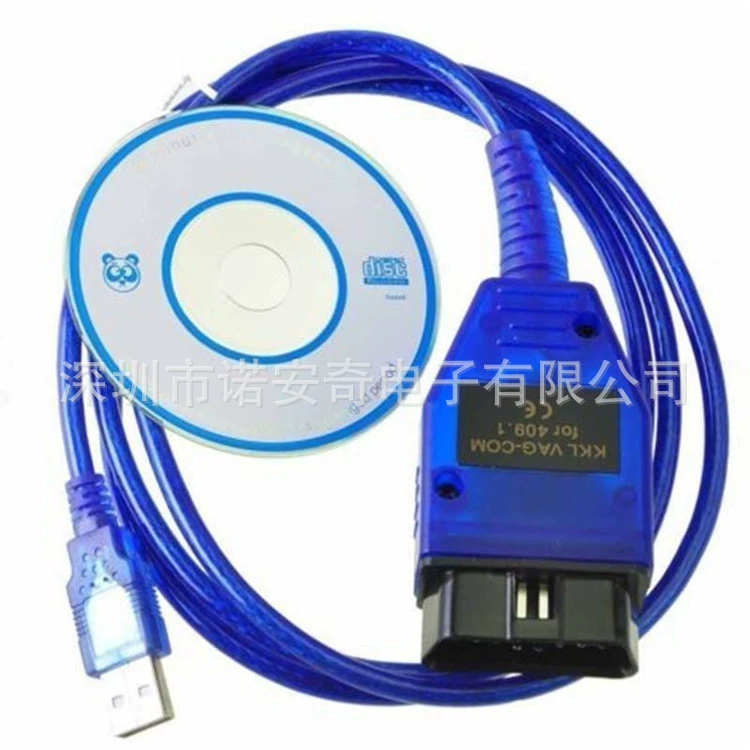 VAG409 OBD2 USB KKL COM 409.1 Интерфейс CH340T Интерфейс