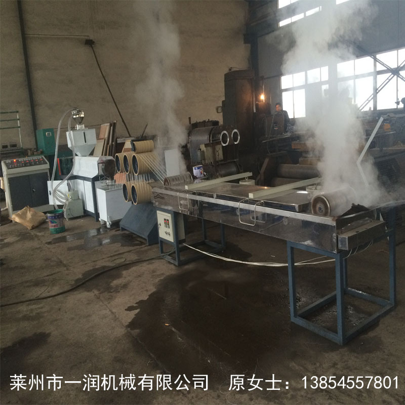 渔网丝塑料圆丝拔丝设备价格 塑料尼龙单丝挤出机拉丝机组