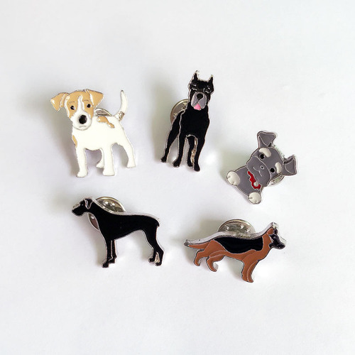 New fashionable accessories, pug dog brooch, pet brooch, corsage badge, various manufacturers directly supply