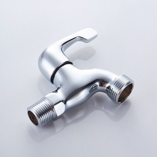 Copper 6-point water outlet washing machine faucet, quick-opening spout, wall-mounted washing machine faucet, manufacturer wholesale