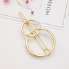 Accessory, metal hairgrip with bow, fashionable ponytail, hairpins, suitable for import, European style