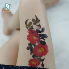 Cross-border Ruicailong Waterproof Tattoo Decal Arm Fashion Personalized Photo Studio Photo Flower Tattoo Sticker Tattoo