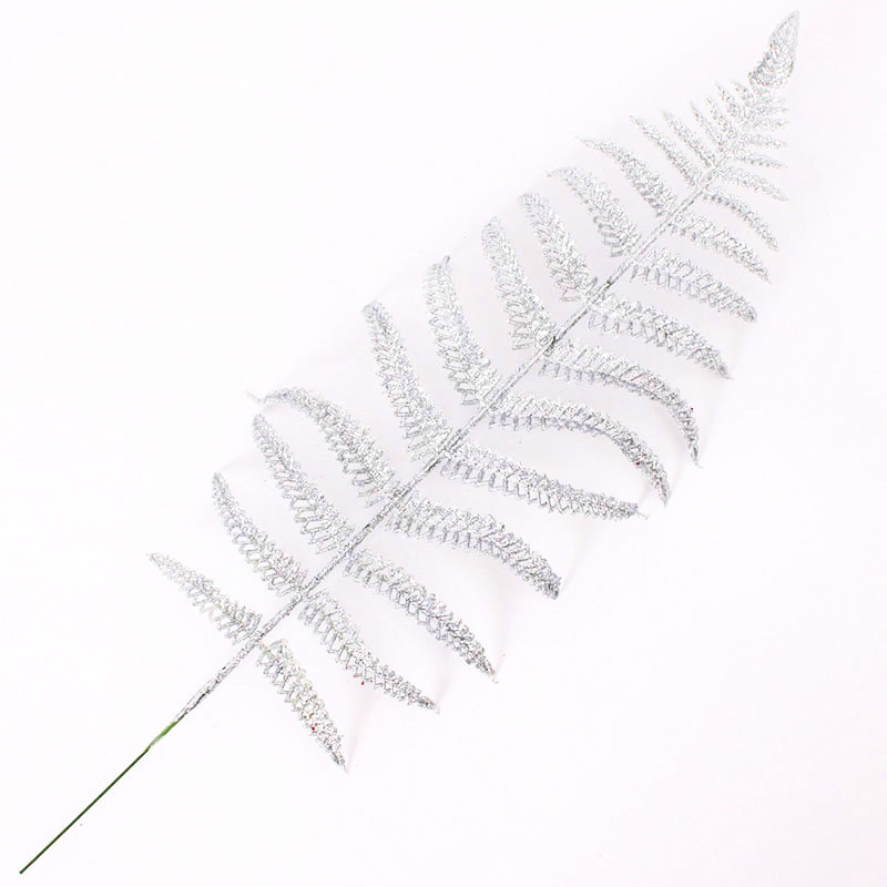 Factory hot Christmas decorative Christmas tree plug -in golden shallots powder Persian leaves, fake leaves home atmosphere decoration 4