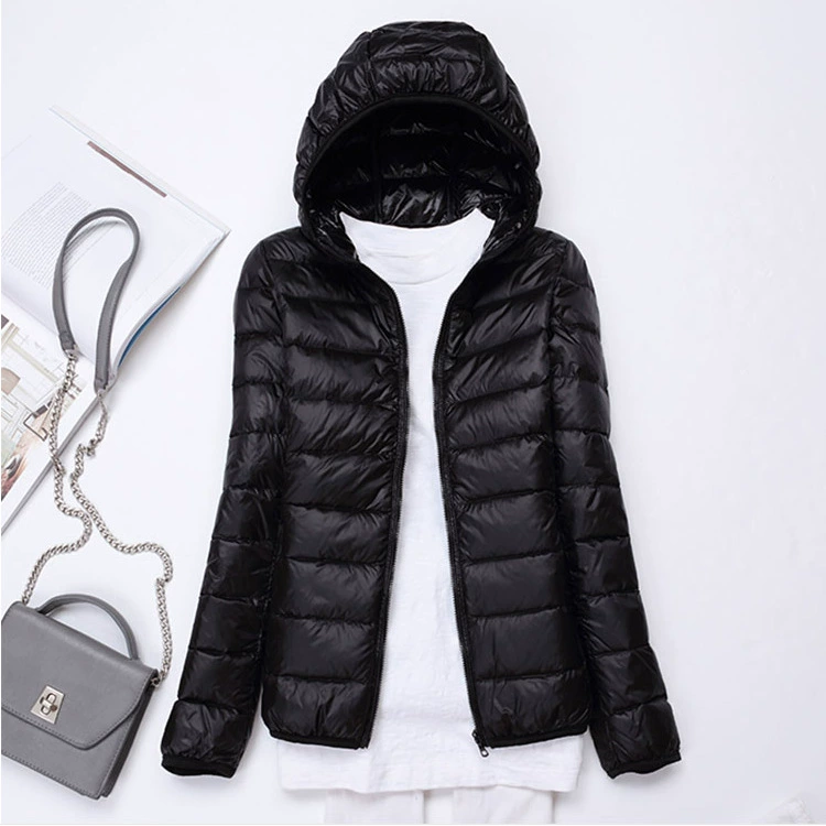 Demi-season ultra light light and thin down jacket, (Cross-border trading), slim fit, plus size