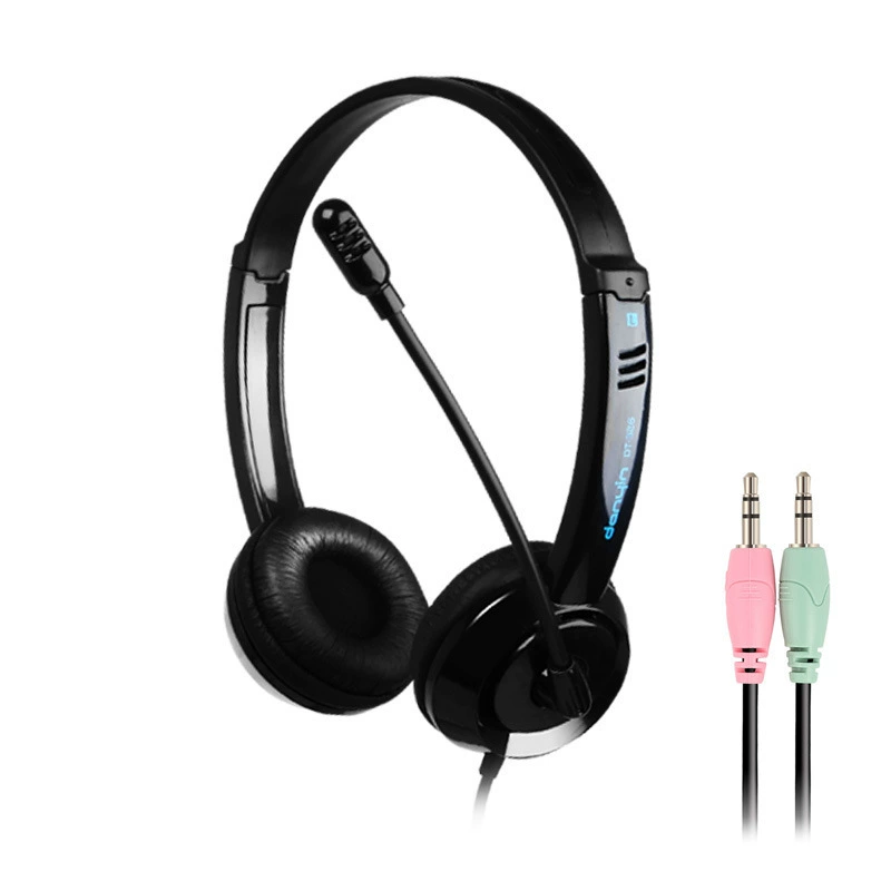 Electronic DT326 computer wired desktop head headset
