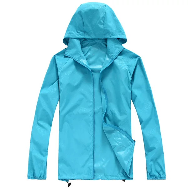 Stowable Hooded Stand-Collar Sun Protection Clothing, New Summer and Autumn Outdoor Fashion Simple Long-Sleeved Jacket for Men and Women