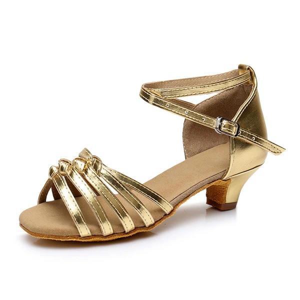 Golden 4 cm small heel