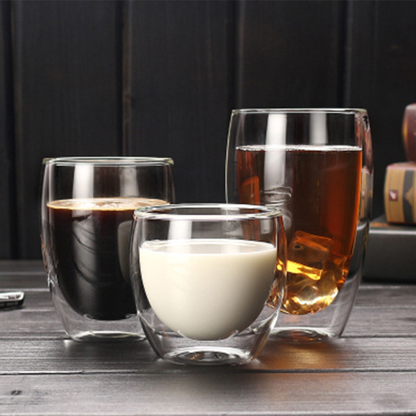 High borosilized glass double -layer cup resistant high temperature…