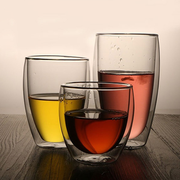 High borosilized glass double -layer cup resistant high temperature…