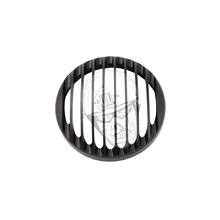 适用哈雷改装48/883/1200戴纳/软尾台湾铝制黑栅栏大灯罩高品质