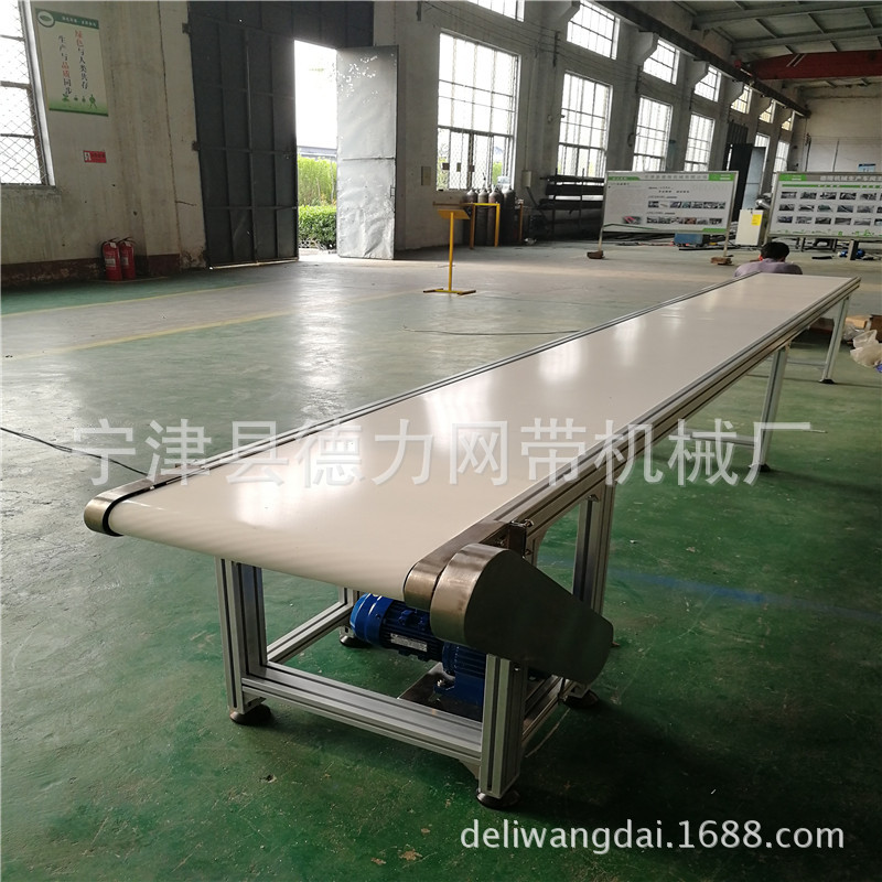 车间流水线生产线输送机 流水线滚轮输送机 皮带线网带输送线