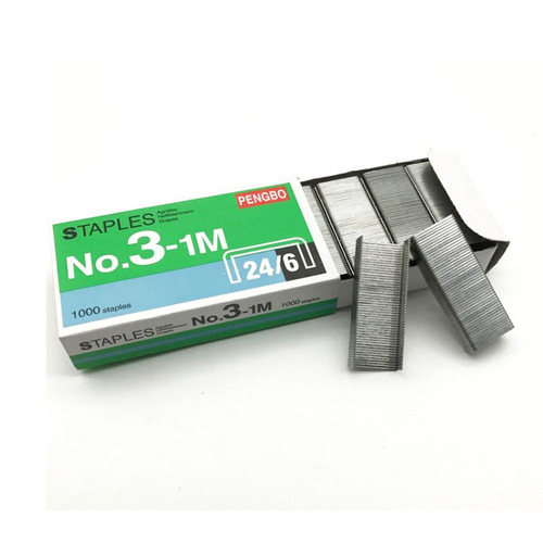 Specializing in the production of staples 12#50S universal ordinary standard metal 24/6 unified staples wholesale